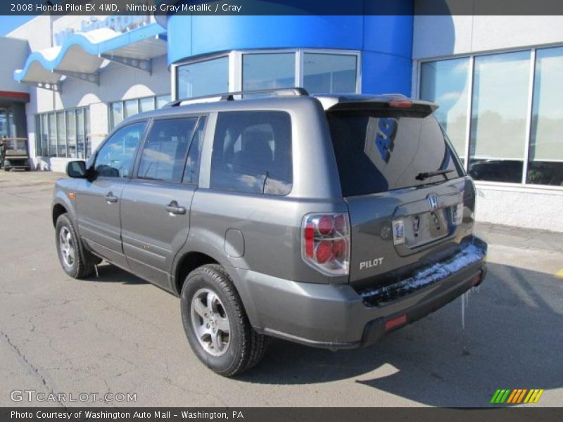 Nimbus Gray Metallic / Gray 2008 Honda Pilot EX 4WD