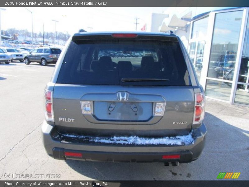Nimbus Gray Metallic / Gray 2008 Honda Pilot EX 4WD