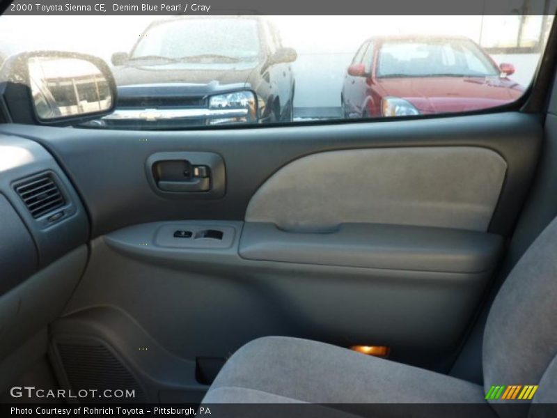 Denim Blue Pearl / Gray 2000 Toyota Sienna CE