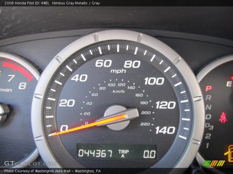 Nimbus Gray Metallic / Gray 2008 Honda Pilot EX 4WD