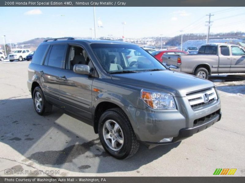 Nimbus Gray Metallic / Gray 2008 Honda Pilot Special Edition 4WD