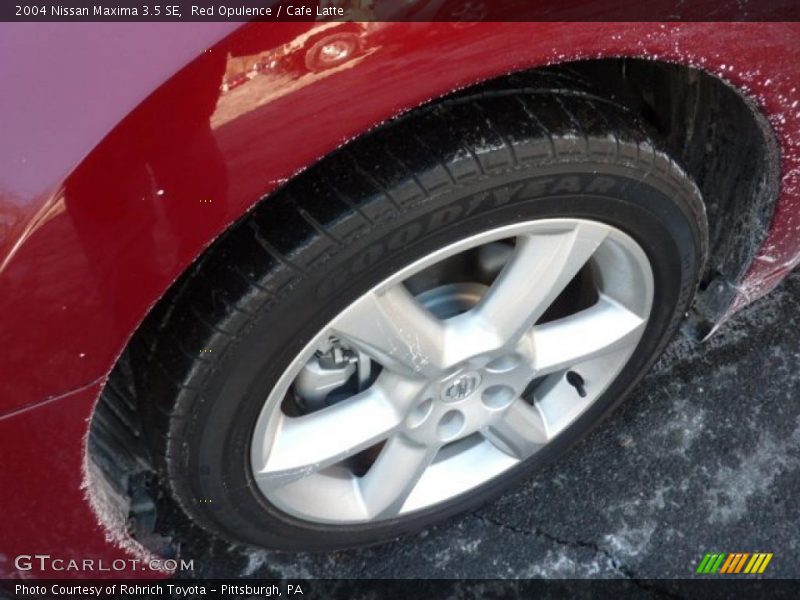 Red Opulence / Cafe Latte 2004 Nissan Maxima 3.5 SE
