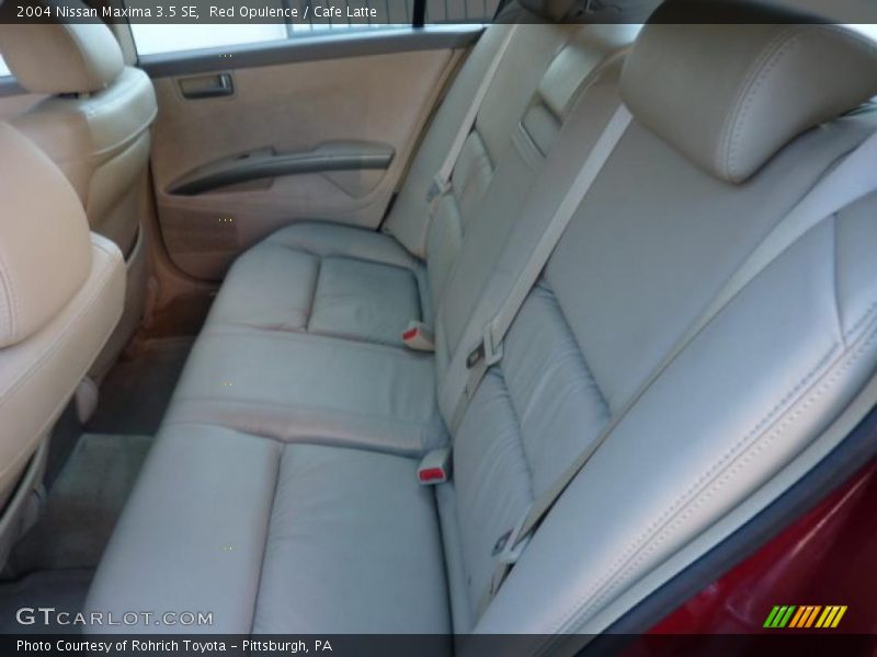 Red Opulence / Cafe Latte 2004 Nissan Maxima 3.5 SE