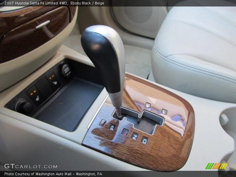 Ebony Black / Beige 2007 Hyundai Santa Fe Limited 4WD