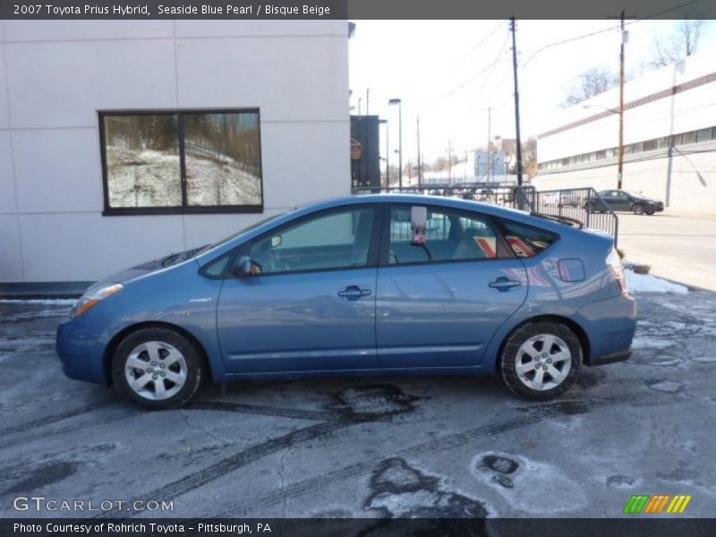 Seaside Blue Pearl / Bisque Beige 2007 Toyota Prius Hybrid