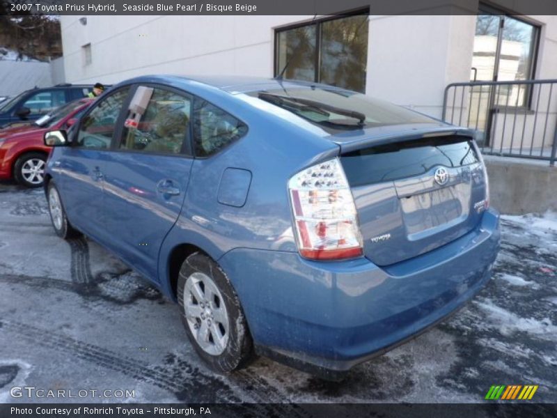 Seaside Blue Pearl / Bisque Beige 2007 Toyota Prius Hybrid