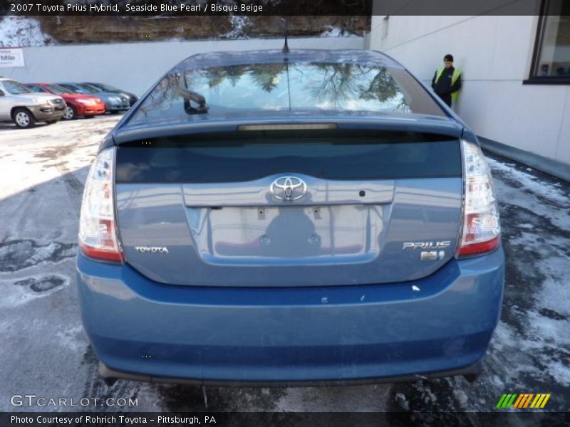 Seaside Blue Pearl / Bisque Beige 2007 Toyota Prius Hybrid