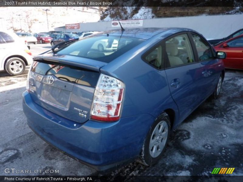 Seaside Blue Pearl / Bisque Beige 2007 Toyota Prius Hybrid