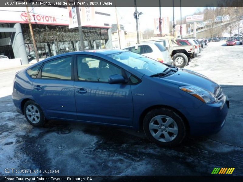 Seaside Blue Pearl / Bisque Beige 2007 Toyota Prius Hybrid