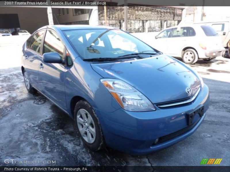 Seaside Blue Pearl / Bisque Beige 2007 Toyota Prius Hybrid