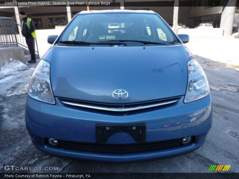 Seaside Blue Pearl / Bisque Beige 2007 Toyota Prius Hybrid