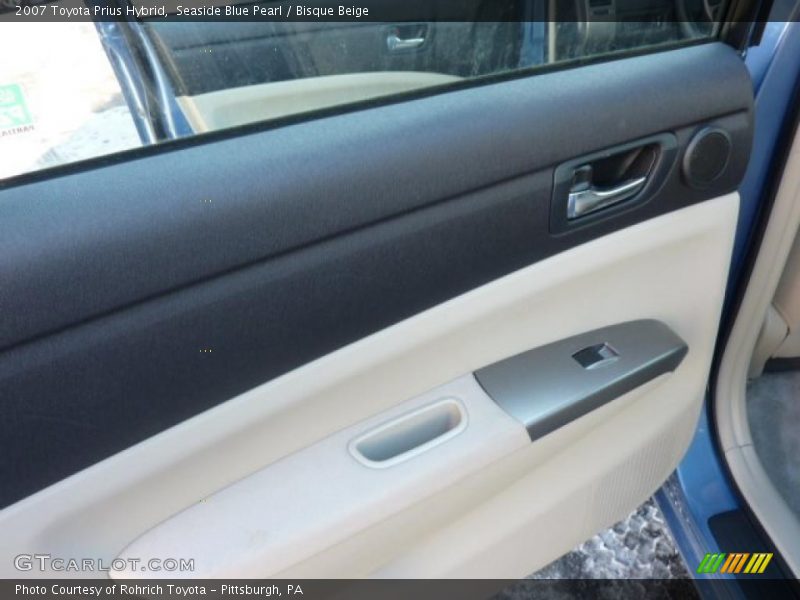 Seaside Blue Pearl / Bisque Beige 2007 Toyota Prius Hybrid