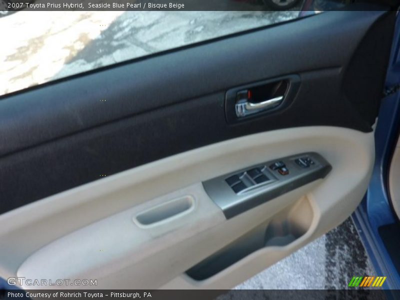 Seaside Blue Pearl / Bisque Beige 2007 Toyota Prius Hybrid