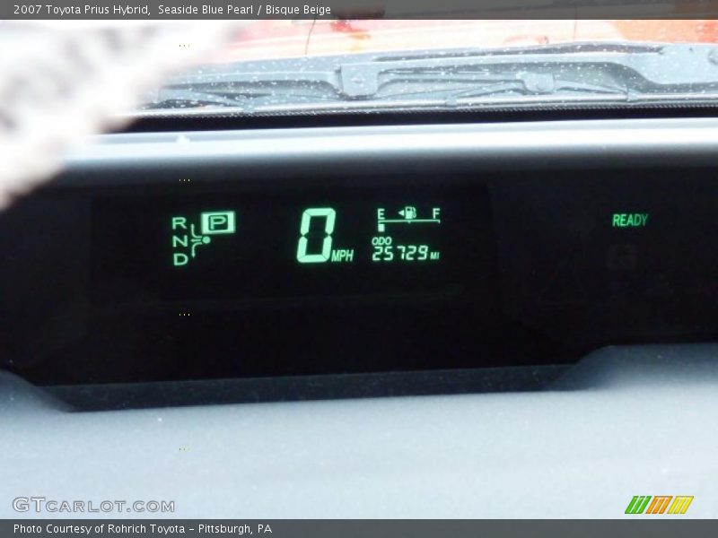 Seaside Blue Pearl / Bisque Beige 2007 Toyota Prius Hybrid