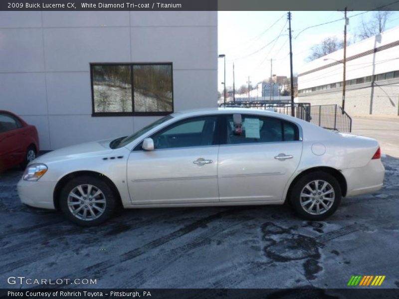 White Diamond Tri-coat / Titanium 2009 Buick Lucerne CX