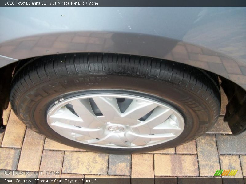 Blue Mirage Metallic / Stone 2010 Toyota Sienna LE