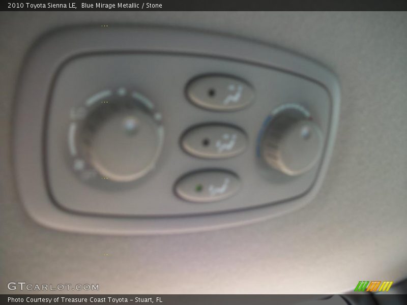 Blue Mirage Metallic / Stone 2010 Toyota Sienna LE