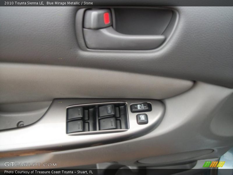 Blue Mirage Metallic / Stone 2010 Toyota Sienna LE