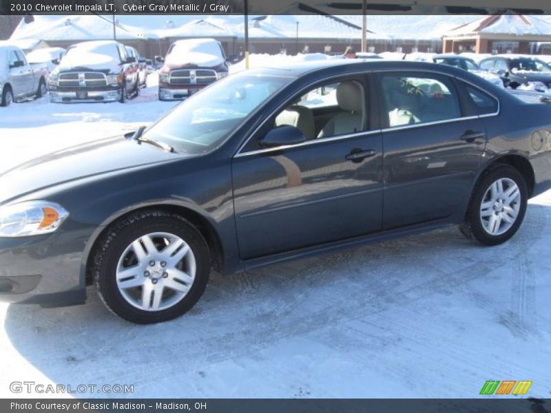 Cyber Gray Metallic / Gray 2010 Chevrolet Impala LT