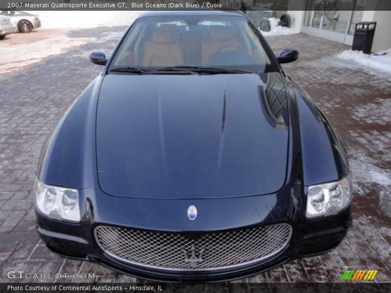 Blue Oceano (Dark Blue) / Cuoio 2007 Maserati Quattroporte Executive GT