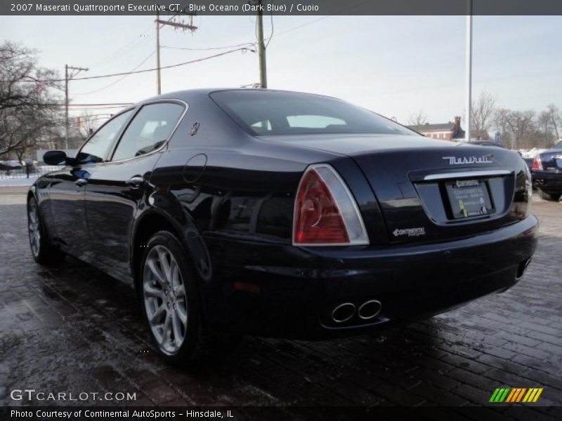 Blue Oceano (Dark Blue) / Cuoio 2007 Maserati Quattroporte Executive GT