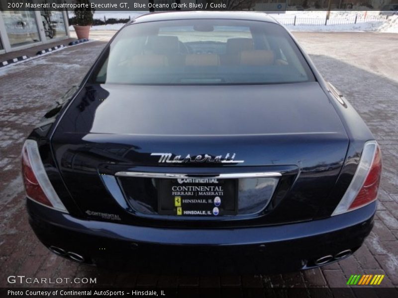 Blue Oceano (Dark Blue) / Cuoio 2007 Maserati Quattroporte Executive GT