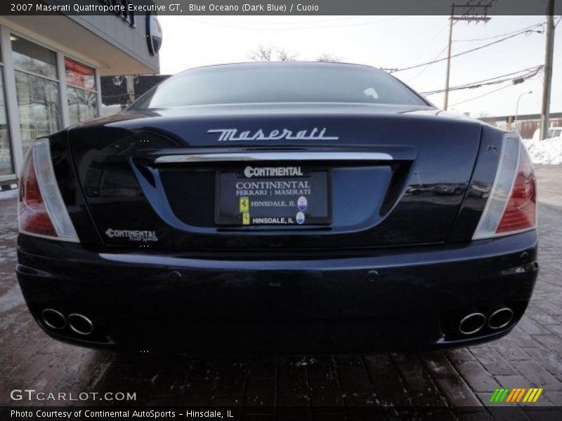 Blue Oceano (Dark Blue) / Cuoio 2007 Maserati Quattroporte Executive GT
