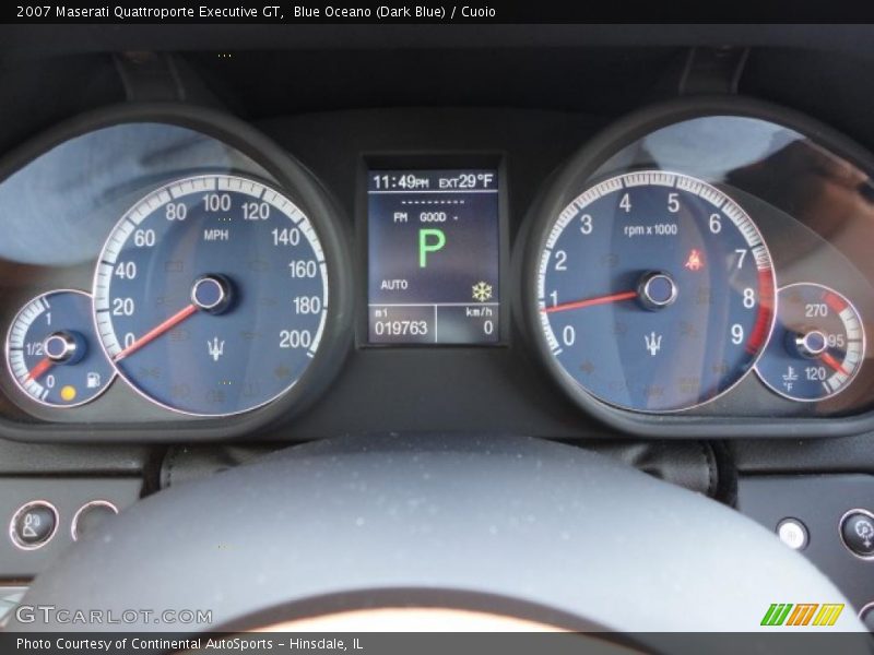  2007 Quattroporte Executive GT Executive GT Gauges