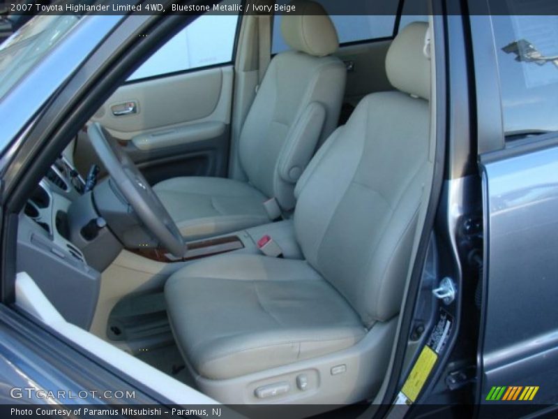 Bluestone Metallic / Ivory Beige 2007 Toyota Highlander Limited 4WD