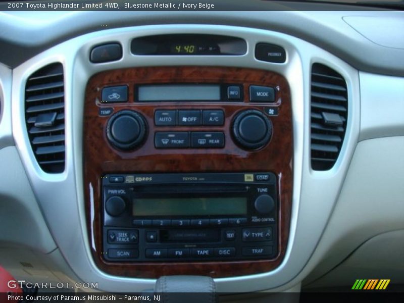 Bluestone Metallic / Ivory Beige 2007 Toyota Highlander Limited 4WD