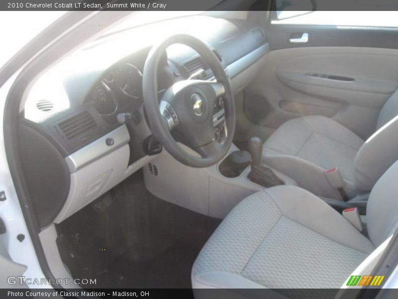 Summit White / Gray 2010 Chevrolet Cobalt LT Sedan