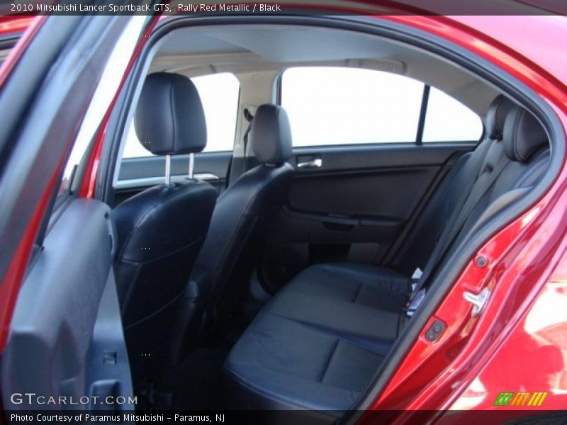 Rally Red Metallic / Black 2010 Mitsubishi Lancer Sportback GTS