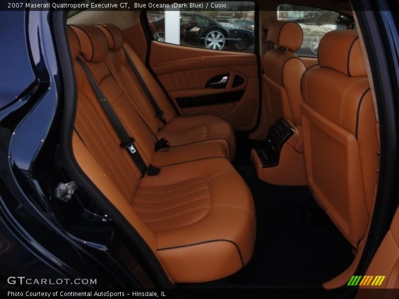 Blue Oceano (Dark Blue) / Cuoio 2007 Maserati Quattroporte Executive GT