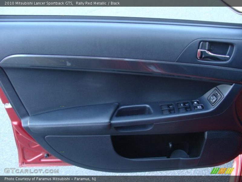 Rally Red Metallic / Black 2010 Mitsubishi Lancer Sportback GTS