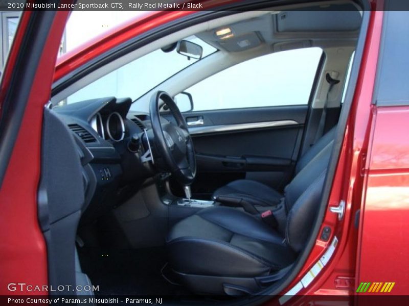Rally Red Metallic / Black 2010 Mitsubishi Lancer Sportback GTS