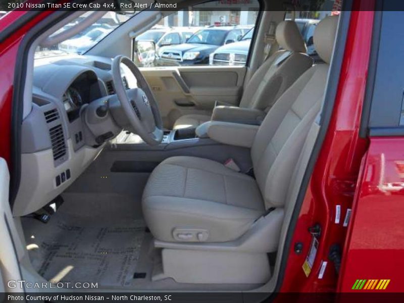  2010 Titan SE Crew Cab 4x4 Almond Interior