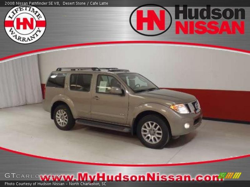 Desert Stone / Cafe Latte 2008 Nissan Pathfinder SE V8