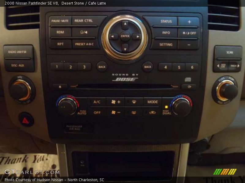 Desert Stone / Cafe Latte 2008 Nissan Pathfinder SE V8