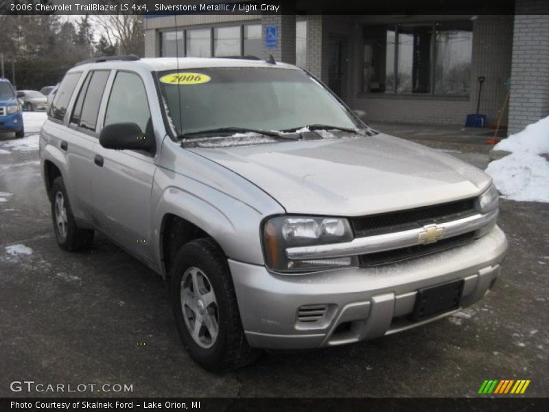 Silverstone Metallic / Light Gray 2006 Chevrolet TrailBlazer LS 4x4