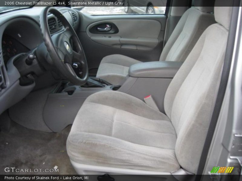 Silverstone Metallic / Light Gray 2006 Chevrolet TrailBlazer LS 4x4