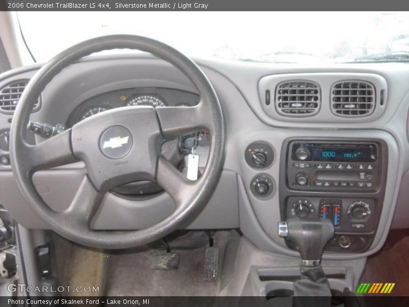Silverstone Metallic / Light Gray 2006 Chevrolet TrailBlazer LS 4x4