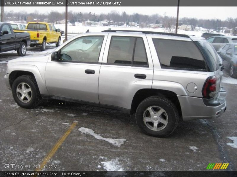 Silverstone Metallic / Light Gray 2006 Chevrolet TrailBlazer LS 4x4