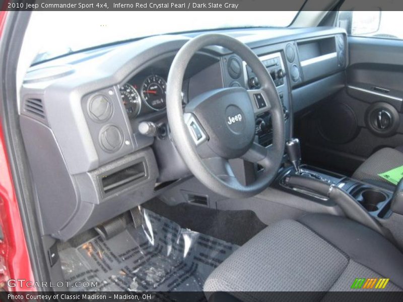 Inferno Red Crystal Pearl / Dark Slate Gray 2010 Jeep Commander Sport 4x4