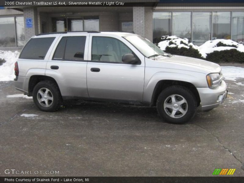Silverstone Metallic / Light Gray 2006 Chevrolet TrailBlazer LS 4x4