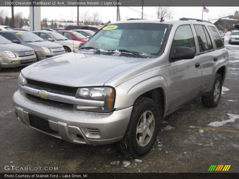 Silverstone Metallic / Light Gray 2006 Chevrolet TrailBlazer LS 4x4