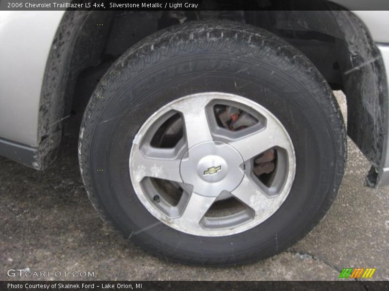 Silverstone Metallic / Light Gray 2006 Chevrolet TrailBlazer LS 4x4