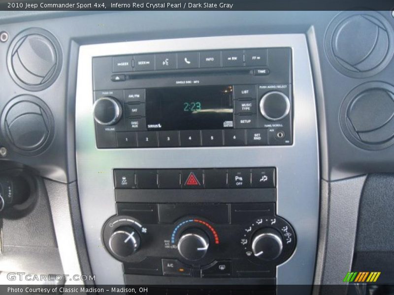 Inferno Red Crystal Pearl / Dark Slate Gray 2010 Jeep Commander Sport 4x4