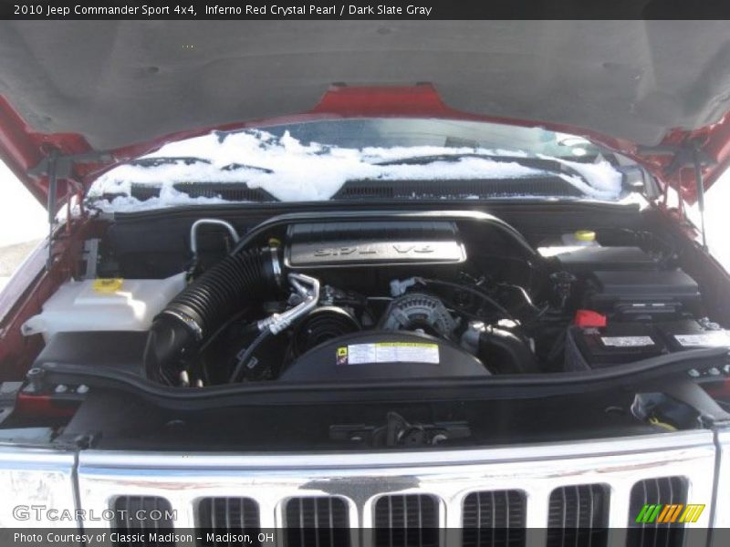 Inferno Red Crystal Pearl / Dark Slate Gray 2010 Jeep Commander Sport 4x4