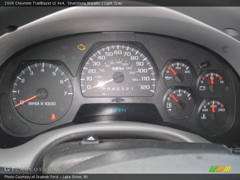 Silverstone Metallic / Light Gray 2006 Chevrolet TrailBlazer LS 4x4