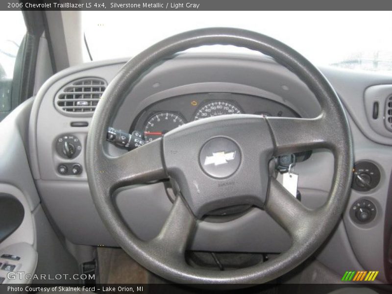 Silverstone Metallic / Light Gray 2006 Chevrolet TrailBlazer LS 4x4